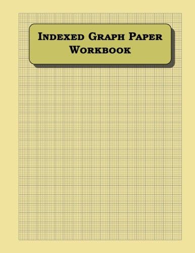 Indexed Graph Paper Workbook: 2 mm line spacing (1 cm index lines): double-sided, non-perforated, perfect binding, workbook size 8.5"x11"