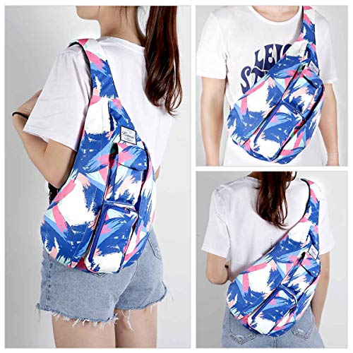 KAMO Sling Backpack - Rope Bag Crossbody Backpack Travel Multipurpose Daypacks for Men Women Lady Girl Teens - Thumbnail 5
