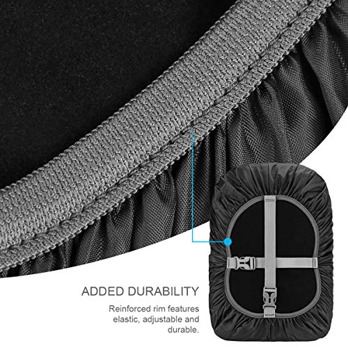 RYACO 15-50L rugzak regenhoes met antislip kruis gesp en reflecterende strepen voor kamperen, wandelen, reizen, fietsen… - Image 6