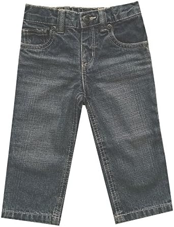 Falls Creek Baby Boys Lt./Med Wash Faded-Look 5-Pocket Jeans - (Size - 18 Months)