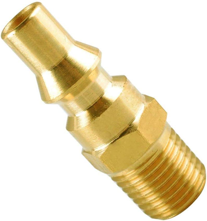 Propane Gas Quick Connect Adapter Fittings，59903 1/4" NPT Male Full