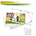 Boxalls 4x6 Inches Acrylic Picture Frames- 5 Pack, Desktop Frameless Photo Frames with Magnetic, Double Sided Transparent (5 Pack)
