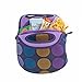 BUILT Gourmet Getaway Mini Soft Neoprene Lunch Tote Bag-Lightweight, Insulated and Reusable Plum Dot 5158488