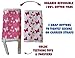Drool and Teething Pad Reversible Organic Cotton 3-Piece Set for Ergobaby Four Position 360 Baby Carrier (Pink and White Butterflies)