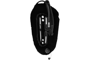 Safety Scuba Donut Wing Single Cylinder BCD Compensator Black