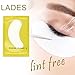 Eye Gel Pads - 50 Pairs of Eyelash Lash Extension Under Eye Gel Pads Lint Eye Patches (Gold50)