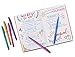 Paper Mate 2016888 Flair Felt Tip Pens, Medium Point, Assorted Colors With Positive Postcards Adult Coloring Book, 17 Count, Assorted Core Colors
