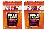 Dunkin' Donuts Cold Brew Coffee Packs 2 Boxes