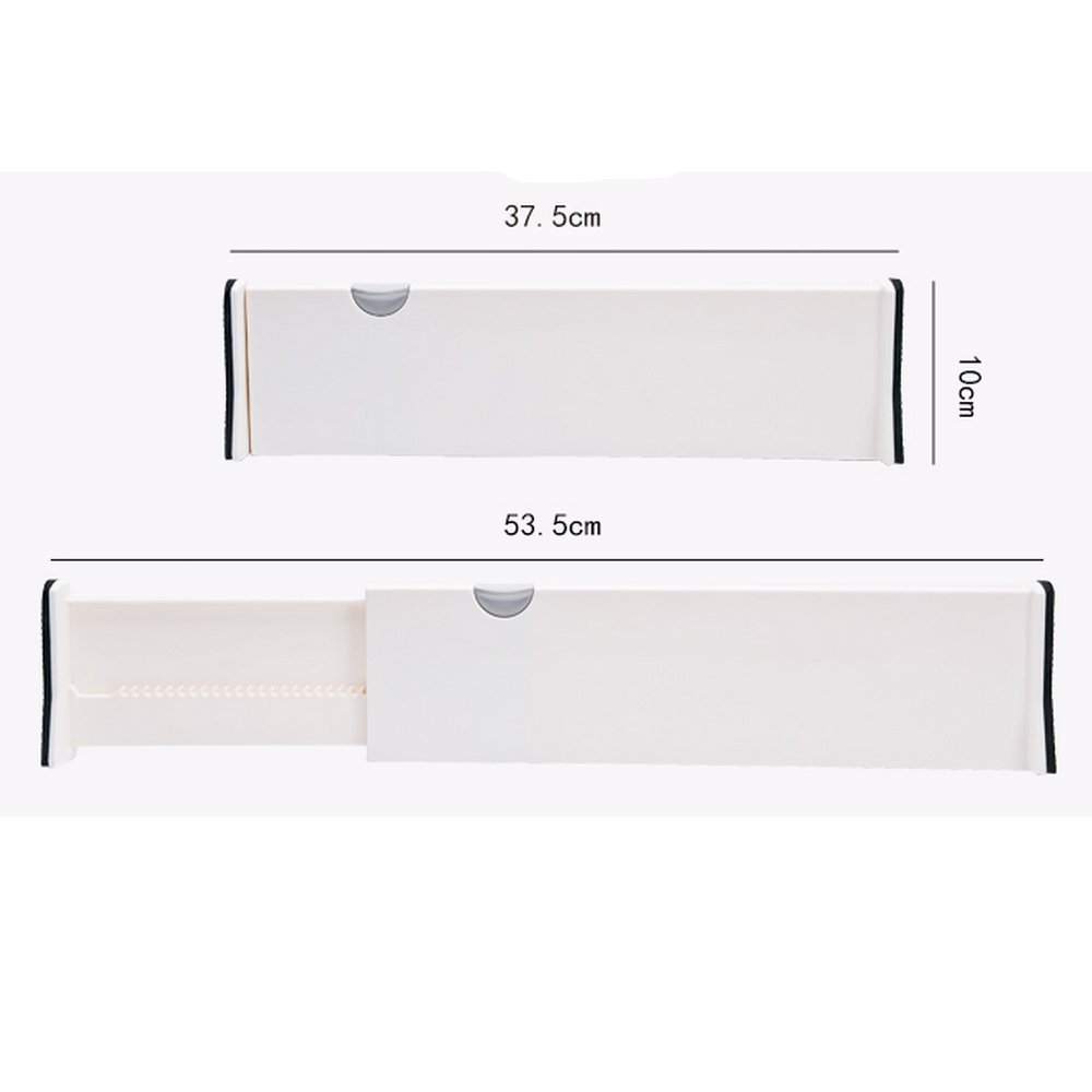 ECVISION Adjustable Expandable Drawer Dividers,White,Pack of 2 eBay
