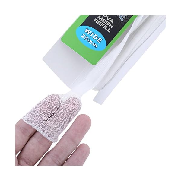 Stylrtop-25mm-Wide-PVA-Carp-Fishing-Mesh-Universal-Refill-Stocking-Bait-Bags Stylrtop-25mm-Wide-PVA-Carp-Fishing-Mesh-Universal-Refill-Stocking-Bait-Bags