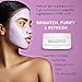 Kaolin Clay Hydrating Face Mask with Exfoliating Glycolic Acid for Blackheads, Acne & Large Pores. 70% Organic Moisturizing Face Mask by Holy Grail Beauty