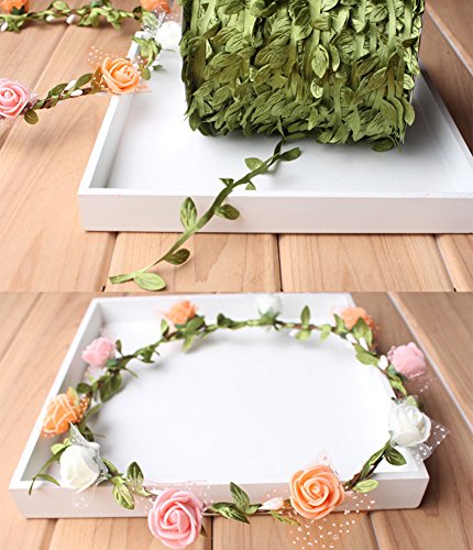 image for Artificial Vines, Acerich 132 Ft Fake Hanging Plants Silk Ivy Artifici