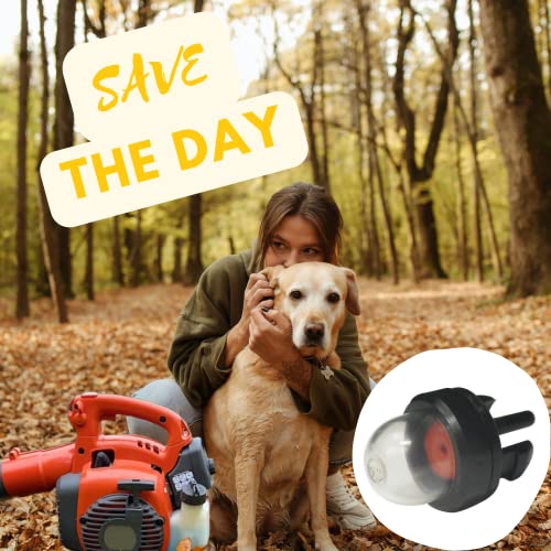 DRILAX 5 Pcs Petrol Snap in Primer Bulb Fuel Pump Kit for Stihl Ryobi Walbro Husqvarna Poulan Ryobi Homelite Toro Craftsman Blower Weedeater Trimmer 8Z060 Chainsaw Carburetor Sears, Echo, Troy Bilt