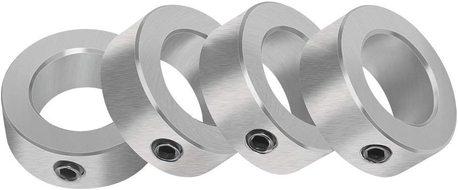 AZSSMUK 4-Packed 7/8" Bore Zinc Plated Shaft Collars Solid Steel Set Screws Style - Image 5