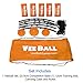 EasyGo Products VeeBall Volleyball Spike Game - Includes (3) Balls, Net, Pump & Carry Bag - Exciting Fast Paced Outdoor Lawn Game - Perfect for Beach, Backyard, Tailgate - Fun for Kids Adults Family