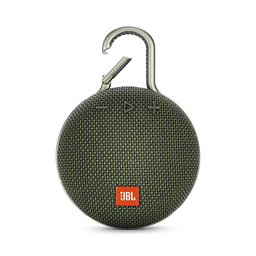JBL Clip 3 – enceinte Bluetooth Portable avec Mousqueton – Étanchéité Ipx7 – Autonomie 10hrs – Qualité Audio JBL – Vert