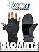 Hot Headz PolarEx Glomitts Gloves, Black, Large/X-Large