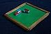 Brick Nation Wooden Lego Compatible Tray by Framed Green Plastic 10x10 Baseplate Perfect Travel Lap Table For Kids To Build On - Compatible With Duplo & Classic Bricks