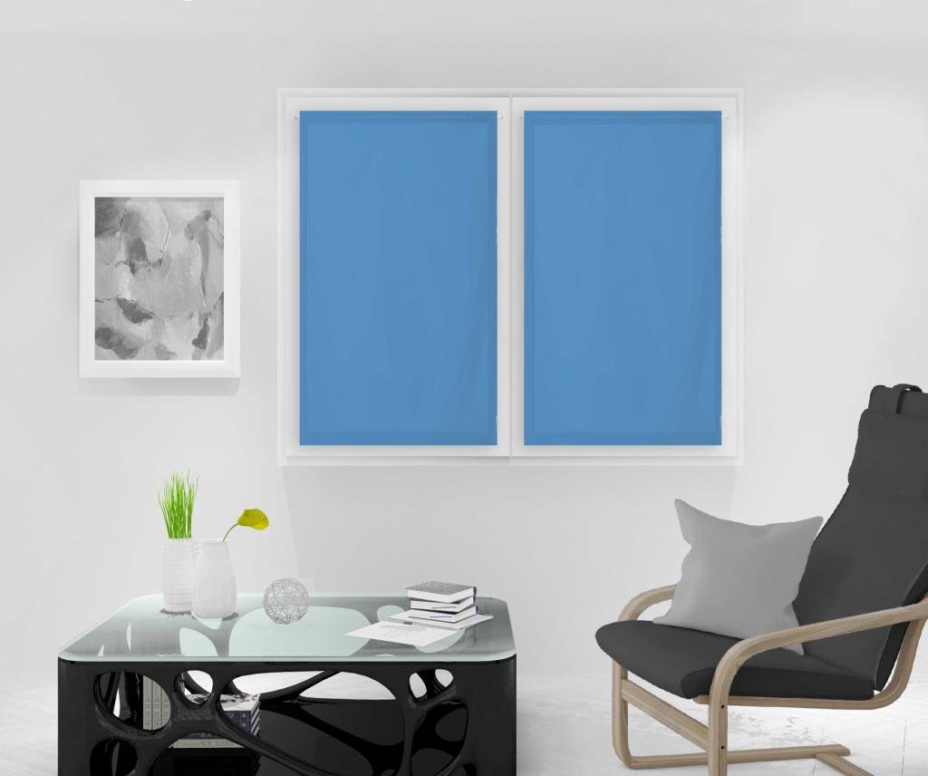 Soleil d'ocre 213800 Cotton Flat Sheet, polyester, blue, 70 x 120 cm