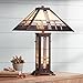 Robert Louis Tiffany Alfred Mission Tiffany Style Table Lamp with Nightlight 26
