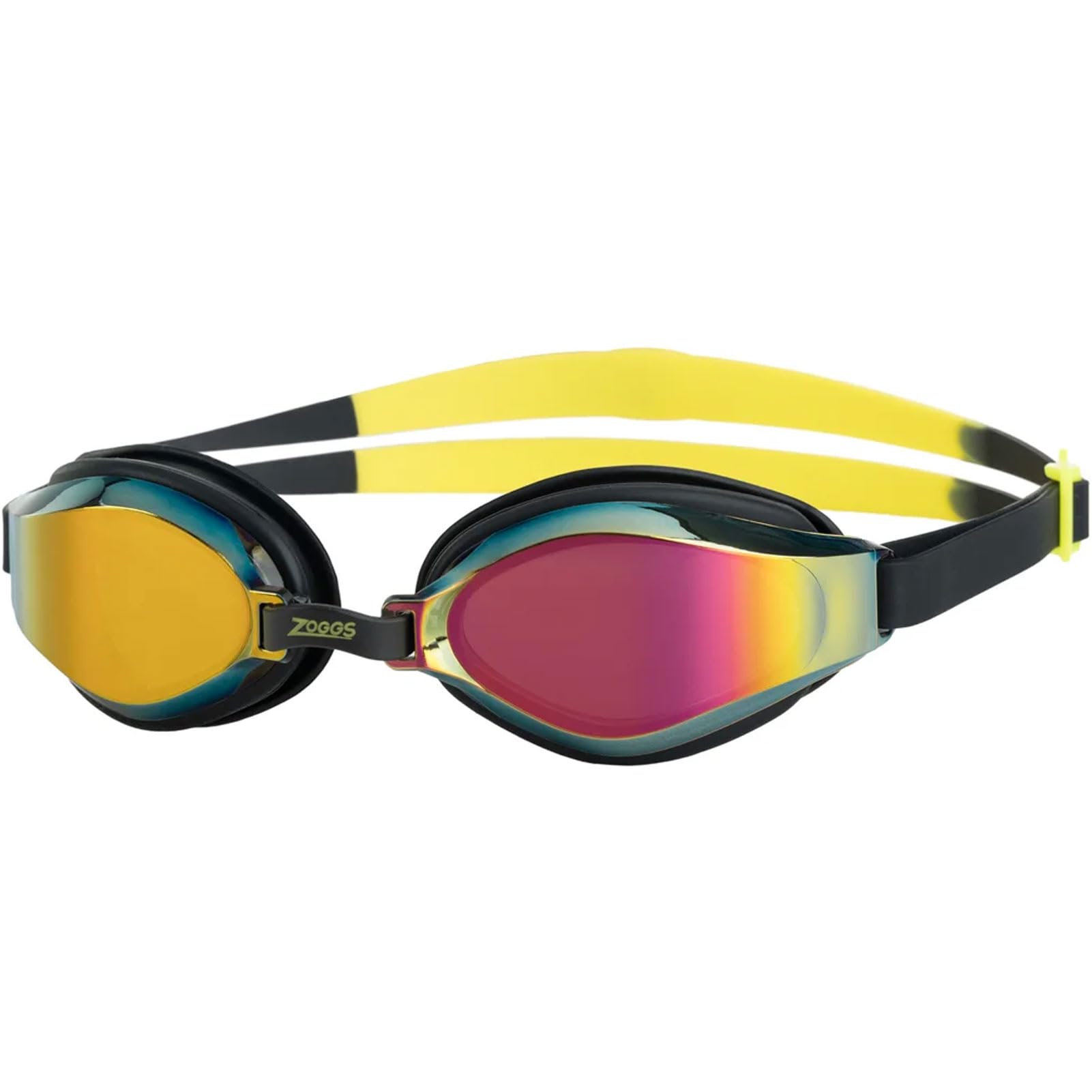Zoggs Endura Max Titanium Black Yellow Mirrored Violet — image 1