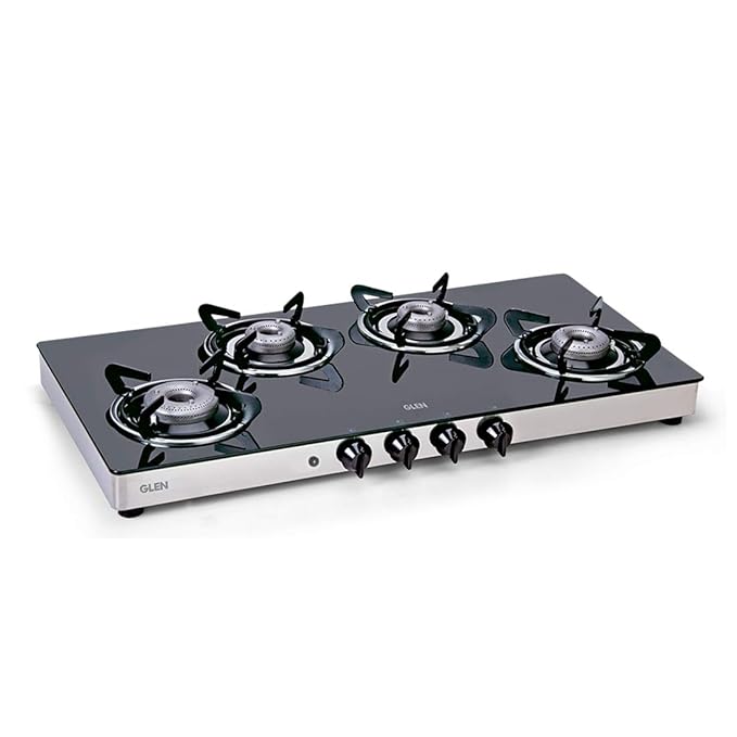 Buy Glen 4 Burner Glass LPG Gas Stove 1044 GT XL AI Online at Low