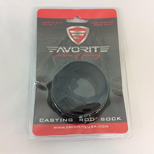 FAVORITE Future Of Fishing Casting Rod Sock - 5' 7" Width 1" - Black