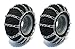 The ROP Shop New Pair of 20x8x8 20x8-8 20x8x10 Snow Mud Traction TIRE Chains, 2-Link Spacing
