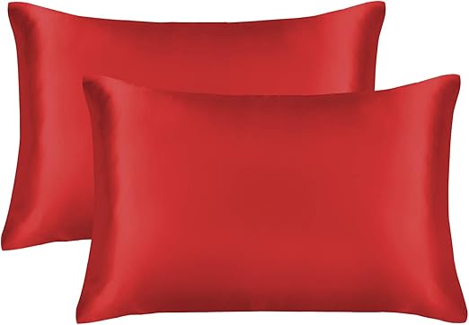red pillow cases