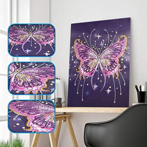 Special Shaped Diamond Painting DIY 5D Partial Drill Cross Stitch Kits,Crystal Rhinestone of Picture Serial Diamond Embroidery Arts Craft