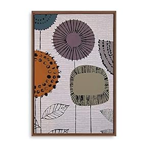 Charming Portrait Framed for Living Room Bedroom Abstract Flowers for Professional Creation