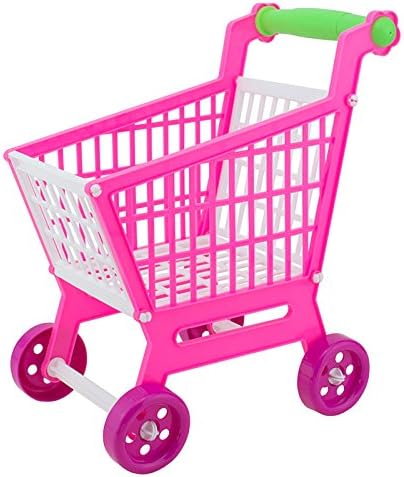 Pyage(TM) New Design 11.8'' Mini Shopping Cart Kitchen Toys with Full Grocery Food Toy Playset for Kids Toys FCI#
