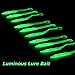 【Best Deals】OriGlam 10PCS 7cm Luminous Green Night Soft Fishing Lure Bait Kit Lure with Hook Artificial Bait