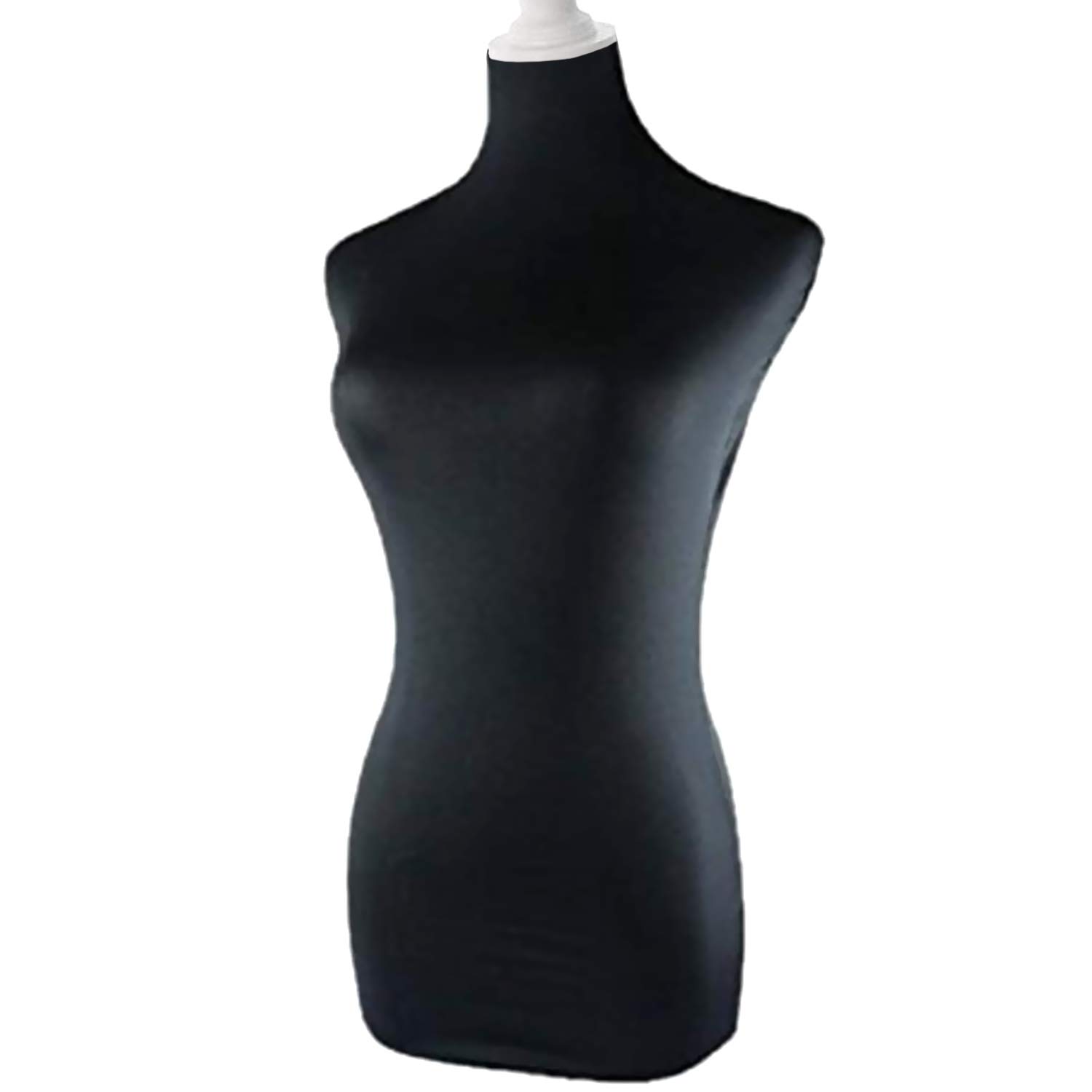 Photo 1 of NAVADEAL Black Superb Mannequin Fabric Cover, Soft Stretchy, for Fashion Designer Retail Boutique Store Dressmaker Form Dummy Model Display Fitting Styling, Mannequin NOT Included