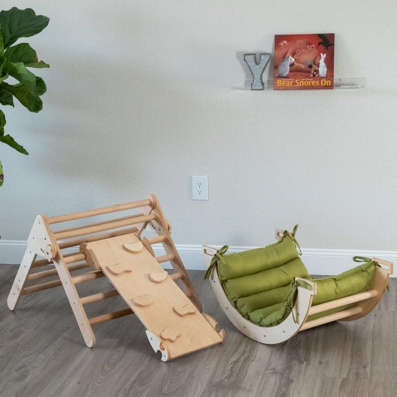 DMYClimbing Arch, Montessori Arch, Wooden Playground, Arch Cushion