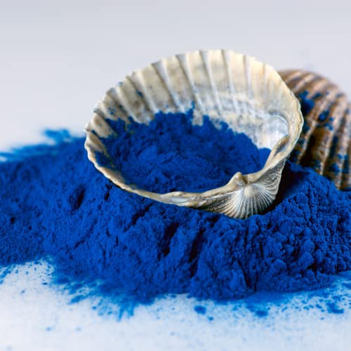 Ellie's Best Organic Blue Spirulina Powder Superfood Supplement - Odorless - 3LB Bulk - Vegan, Non GMO, Gluten-Free, Dairy-Free, Brilliant Blue Food Coloring - Pure Water Extracted