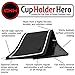 CupHolderHero for Dodge Challenger Accessories 2015-2021 Premium Custom Interior Non-Slip Anti Dust Cup Holder Inserts, Center Console Liner Mats, Door Pocket Liners 11-pc Set (White Trim)