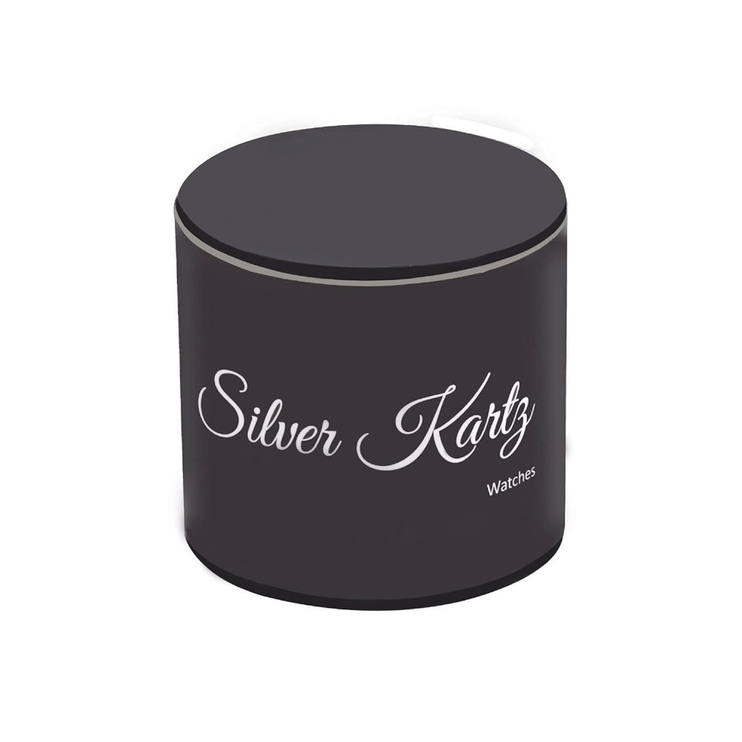 silver kartz analog men's watch (black, silver_wtm-038)