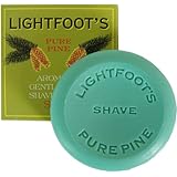 Lightfoot's Classic Pine British London Creme Shave Shaving Soap Men