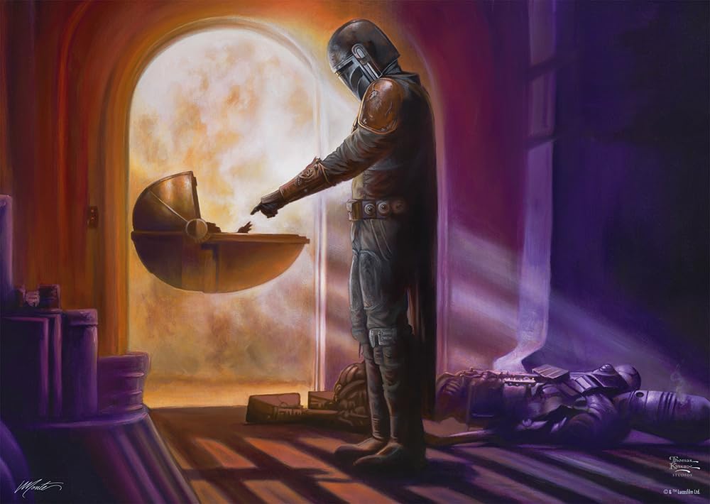 Schmidt | Thomas Kinkade: Disney Star Wars The Mandalorian - Turning Point - 1,000 Pieces | Jigsaw Puzzle | Ages 12+ |