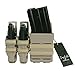 Loglife Tactical Pistol Mag Pouch Magazine Bag Holster Fast Mag Pistol2 5.56 M41 Attach Molle System DE