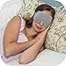 ComfyMed® Sleep Mask CM-EM17 - Best Night and Travel 3D Eye Mask for Men and Women (Gray)