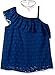 Amy Byer Girls' Big Clip Dot Ruffle Top with Choker