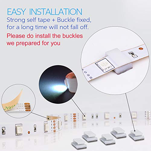 image for PANGTON VILLA LED Strip Lights, 16.4ft RGB 5050LEDs Color Changing Ful