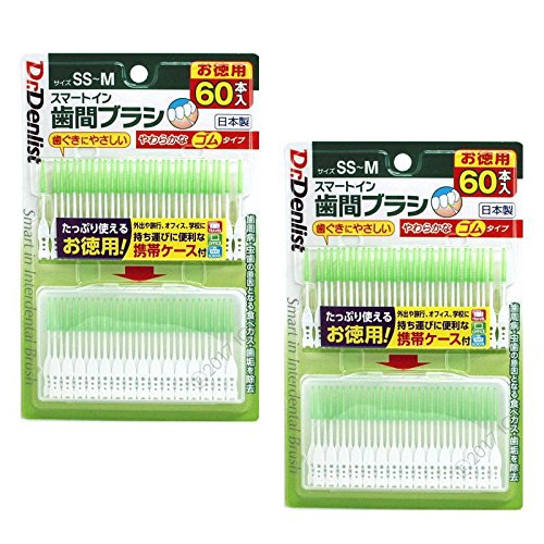 歯間ブラシ スマートイン 60本×２個（計120本） お徳用 やわらかなゴムタイプ商品画像