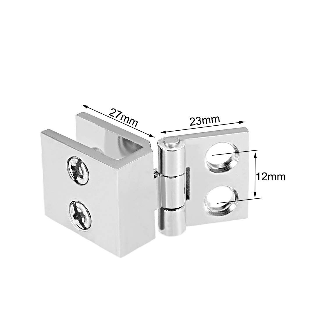Buy Uxcell Glass Door Hinge 0 Degree Cupboard Showcase Cabinet