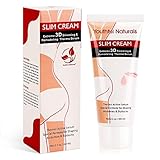 Slimming Cream, Slim Cellulite Cream, Hot Burning Fat Cream, Body Fat Burning Weight Loss Cream, Fat Burner Gel for Women60(ML)