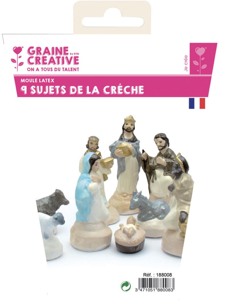 MTD DTM Set of 9 Latex Moulds - Nativity Scene Theme