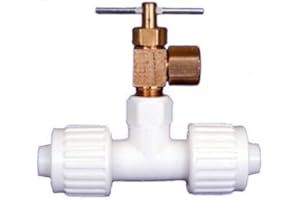 ELKHART SUPP Elkhart 6834 Flair-It 06834 PEX Ice Maker Tee - 1/2" PEX x 1/2" PEX x 1/8" FIP