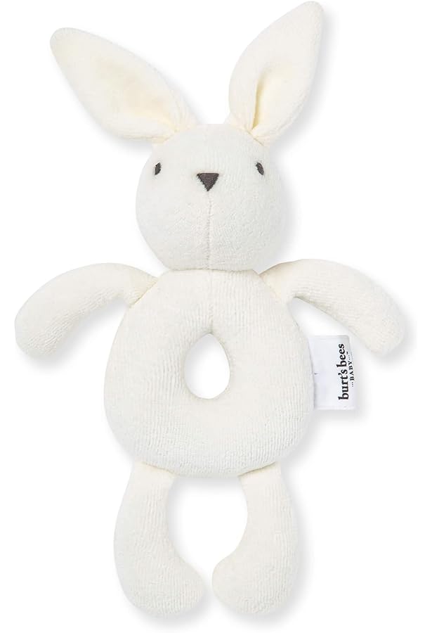 Heyu-Lotus 2Pcs Baby Soft Rattle Sensory Toys, Newborn Baby Rattle